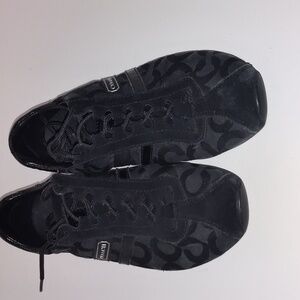 Black Coach women's Kathleen sneakers tennis shoes - size 7